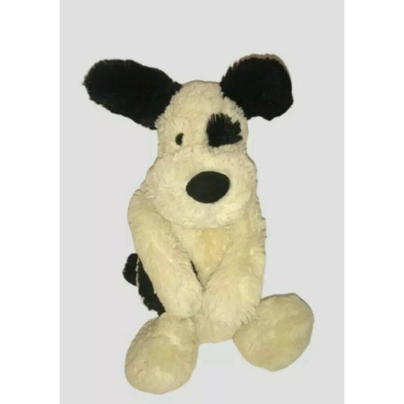 Jellycat Other - Jellycat London Bashful Puppy Dog Cream And Black Stuffed Animal Plush 12"